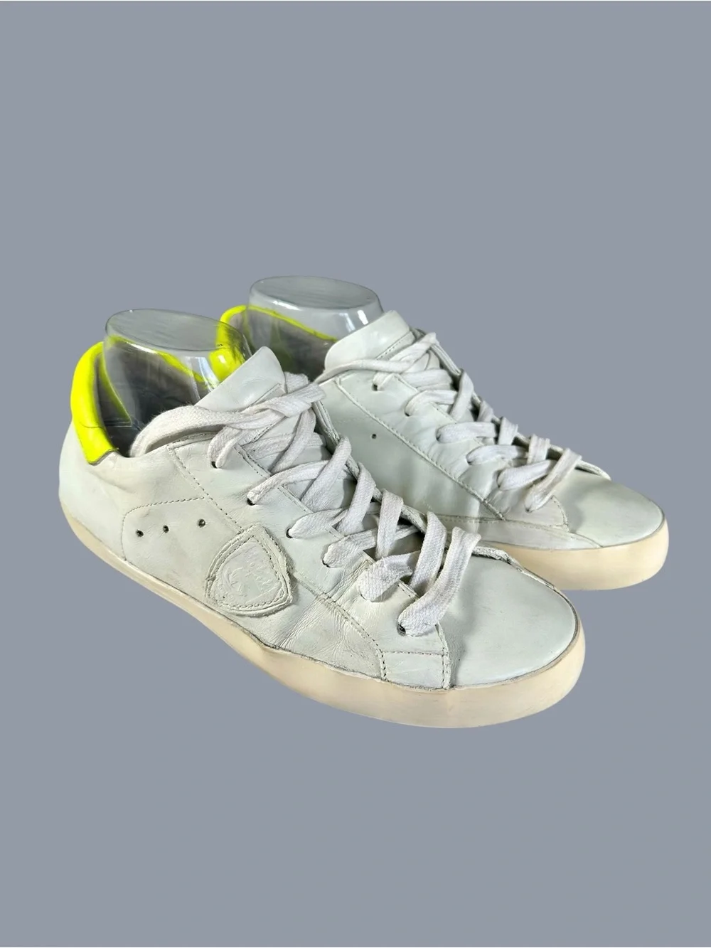 Philippe Model Paris Women’s Leather Gum Sole Sneakers